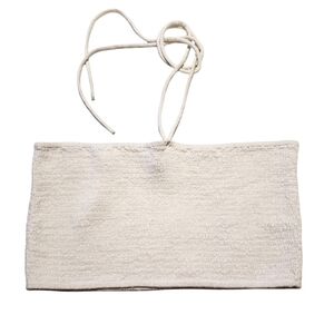 Universal Thread Smocked Tube Top Sleeveless Casual White XL